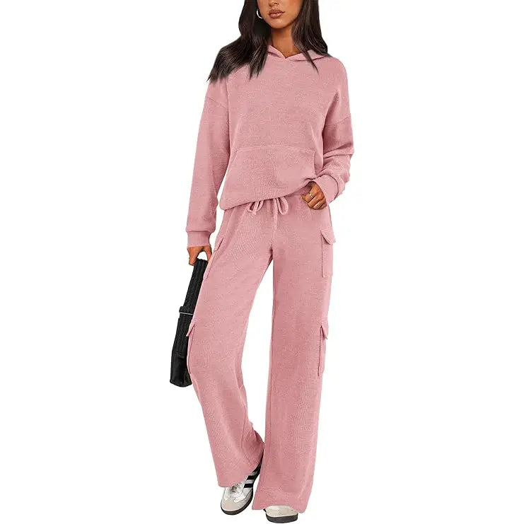 Women's Comfortable Navy Blue Loungewear Set