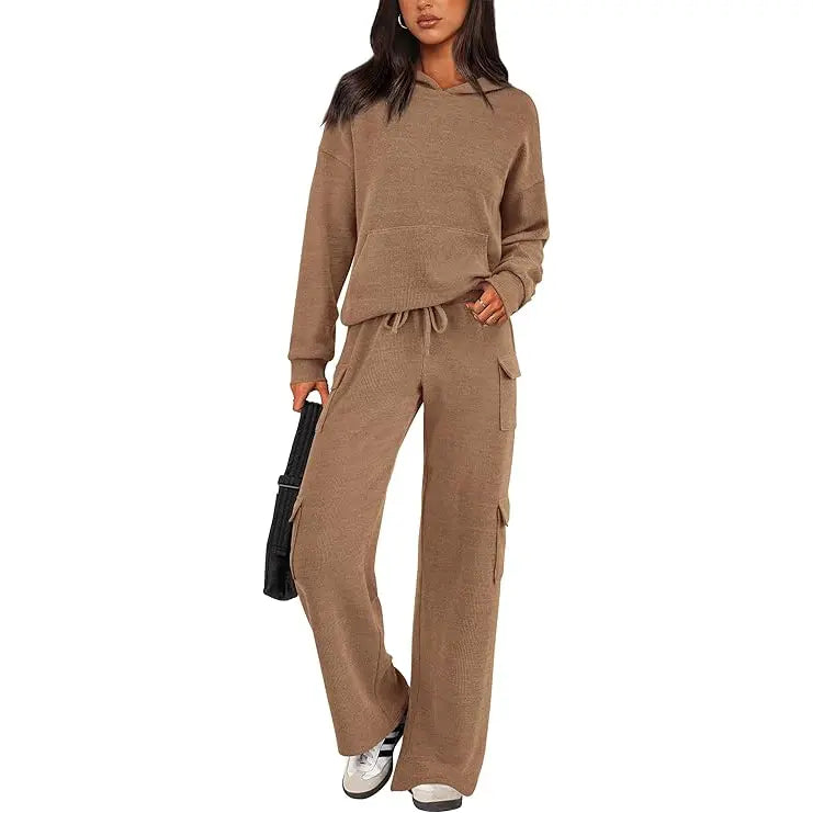 Women's Comfortable Navy Blue Loungewear Set