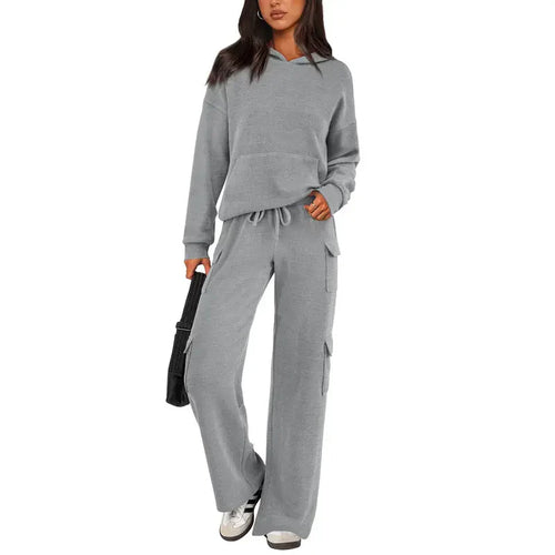 Women's Comfortable Navy Blue Loungewear Set