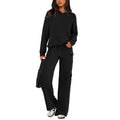 Women's Comfortable Navy Blue Loungewear Set