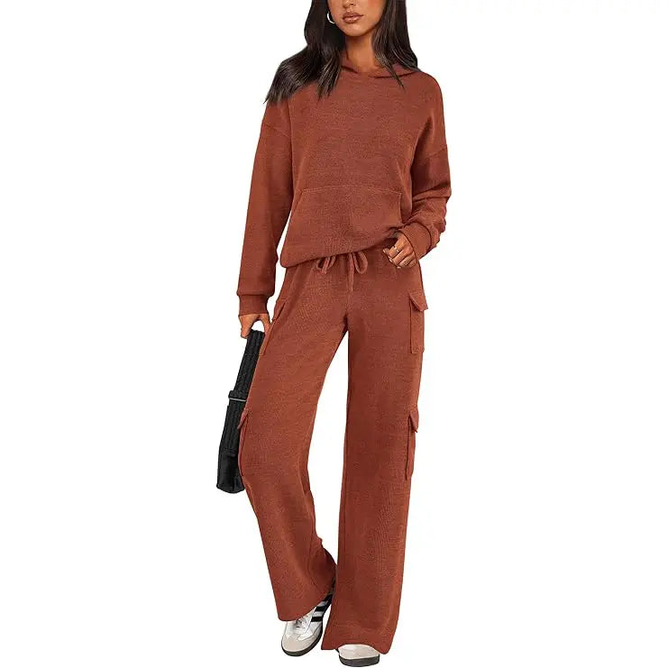 Women's Comfortable Navy Blue Loungewear Set
