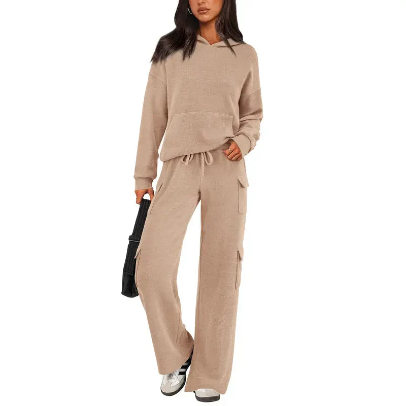 Women's Comfortable Navy Blue Loungewear Set